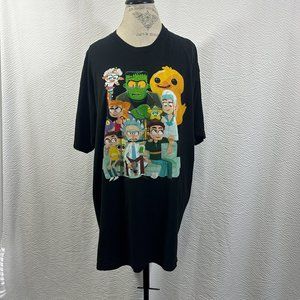 Rick and Morty adult swim t-shirt Group Couch Gallery Ripple Junction
